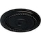 Ekena Millwork Alexandria Rope Ceiling Medallion (Fits Canopies up to 4 5/8"), 19 5/8"OD x 1 1/2"P, Jet Black CM18ALBLF - alternate 3